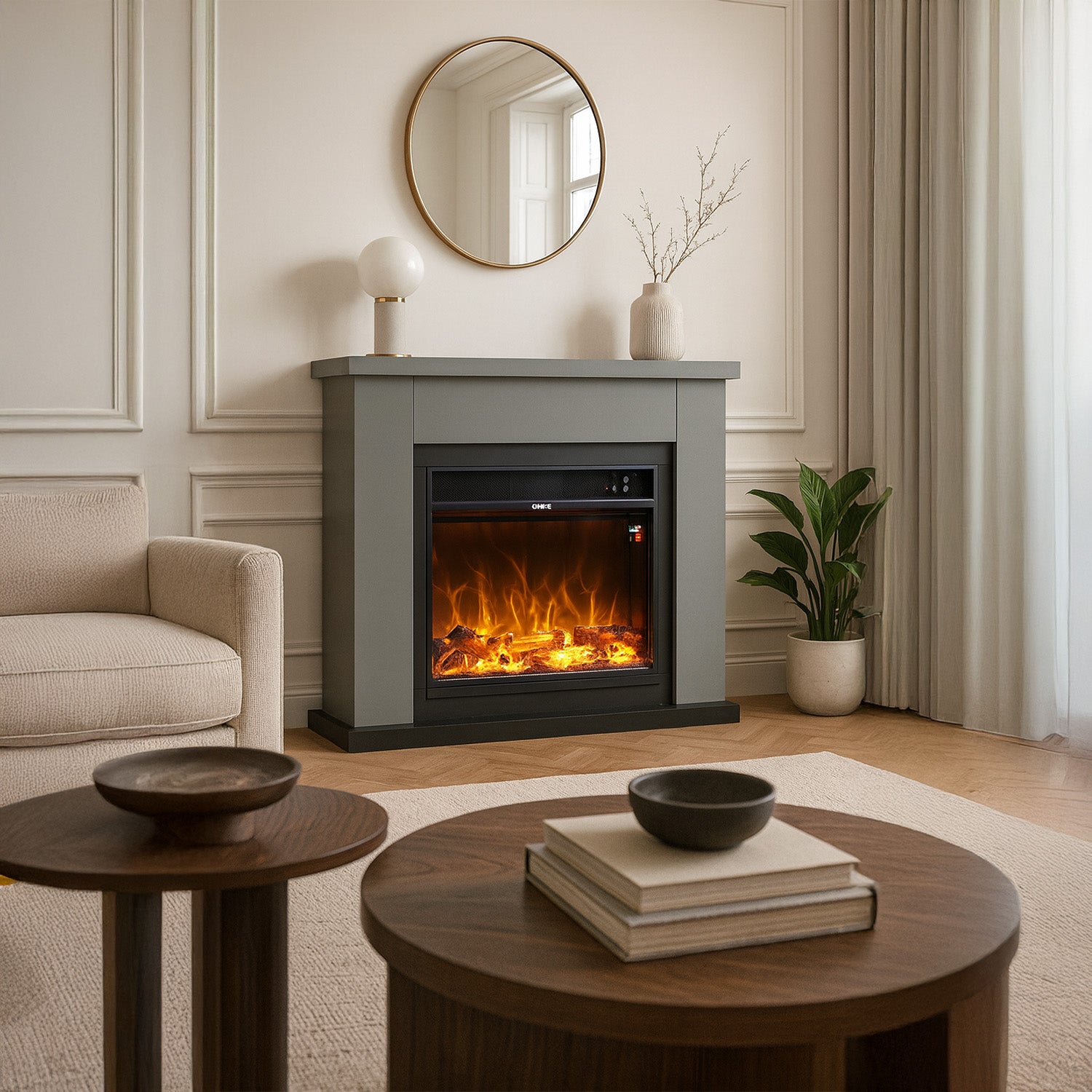 Caminetto Elettrico Fuego Paolo Antracita Design Scandinavo Eleganza e Funzionalita Per Ogni Ambiente Acquista Ora Con Consegna Veloce e Garanzia Postvendita