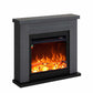 Caminetto Elettrico Fuego Paolo Gris Eleganza e Comfort