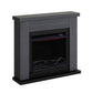 Caminetto Elettrico Fuego Paolo Gris Eleganza e Comfort