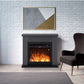 Caminetto Elettrico Fuego Paolo Gris Eleganza e Comfort