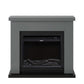 Caminetto Elettrico Fuego Paolo Gris Eleganza e Comfort