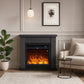 Caminetto Elettrico Fuego Paolo Gris Eleganza e Comfort
