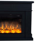 Caminetto Elettrico Fuego Roberta Negro Eleganza e Potenza per Ogni Ambiente