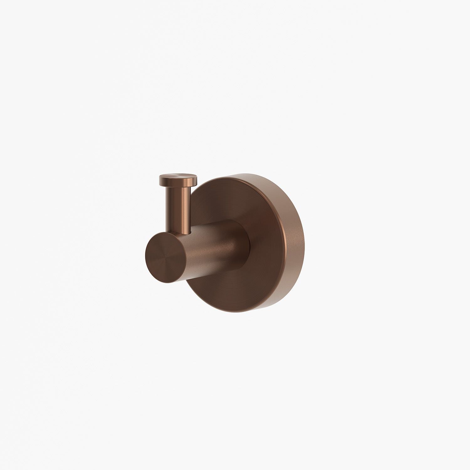 Gancio doppio inox 316L oro rosa per bagno moderno