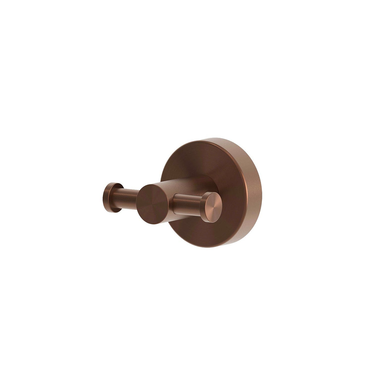 Gancio doppio inox 316L oro rosa per bagno moderno