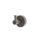 Gancio da muro singolo gun metal eleganza e durata garantite