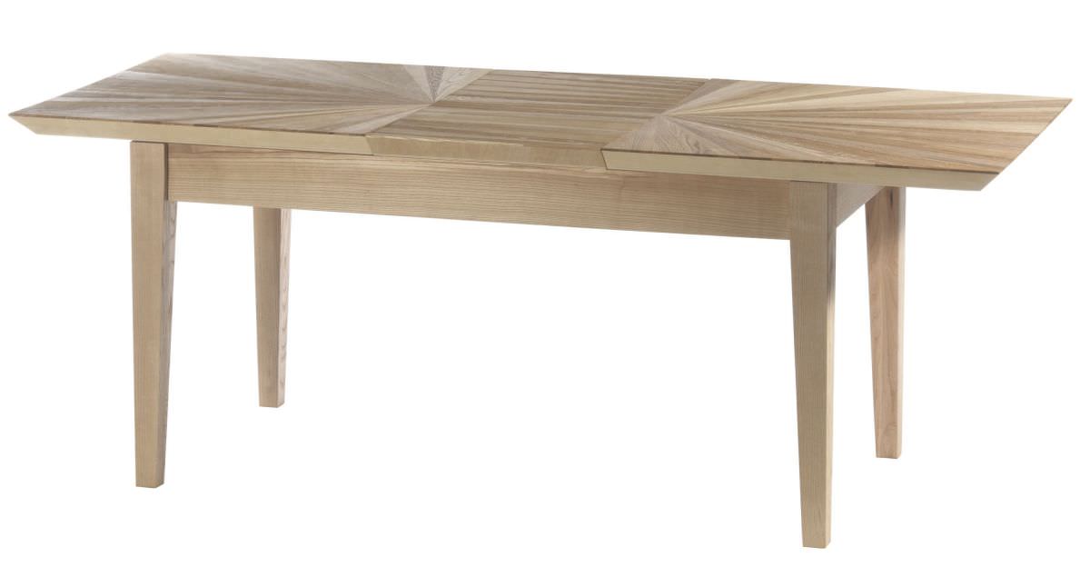 Tavolo Allungabile Angelica In Legno Con Piano Intarsiato