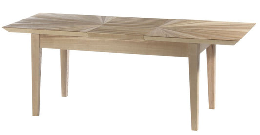 Tavolo Allungabile Angelica In Legno Con Piano Intarsiato