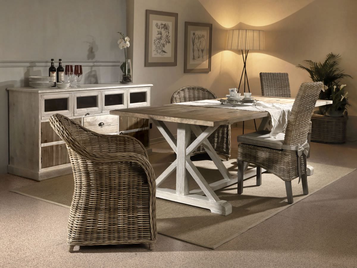 Tavolo Guarnieri In Legno Di Pino Vecchio Elegante e Resistente