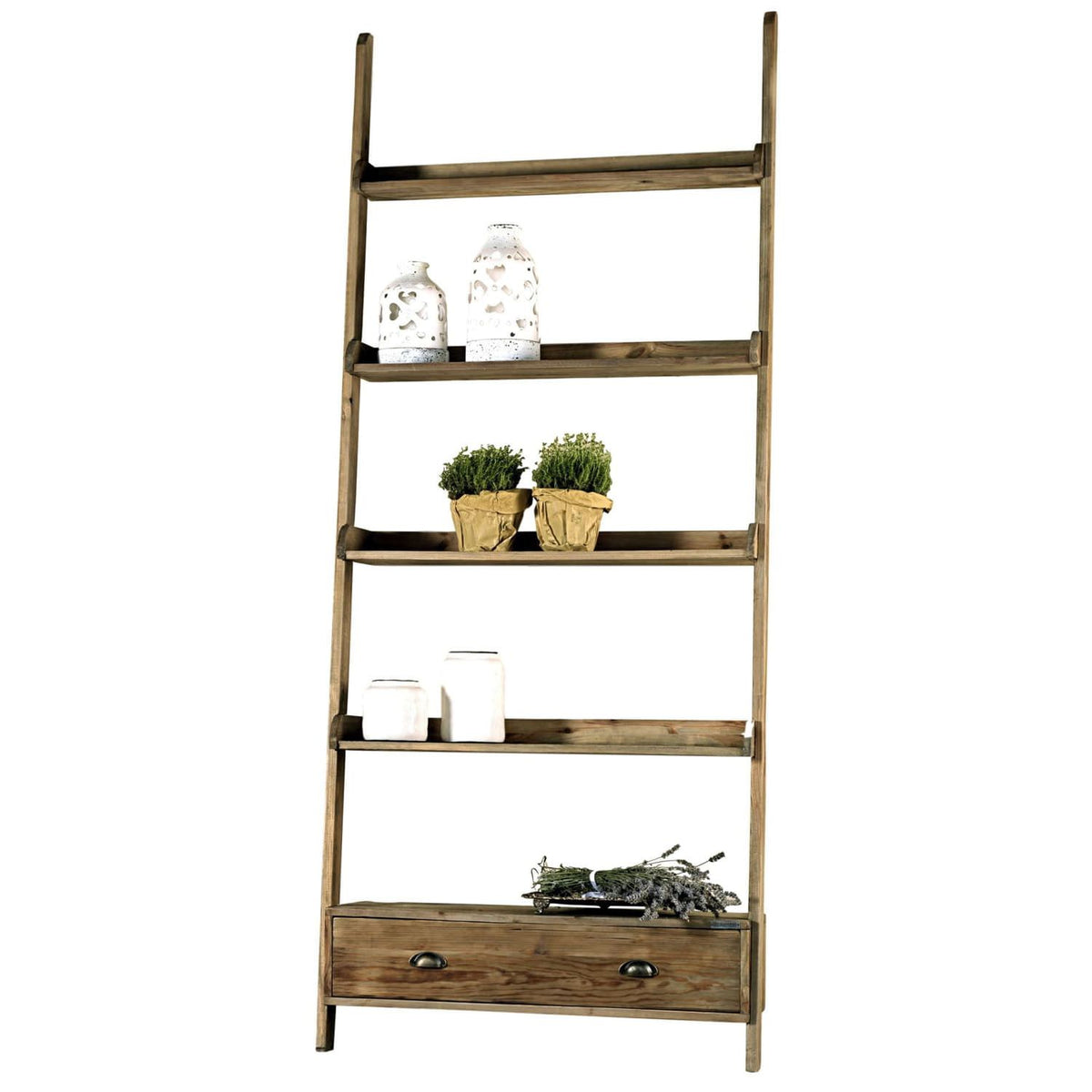 Scaffale Timo In Legno Di Pino Massiccio Eleganza e Resisten
