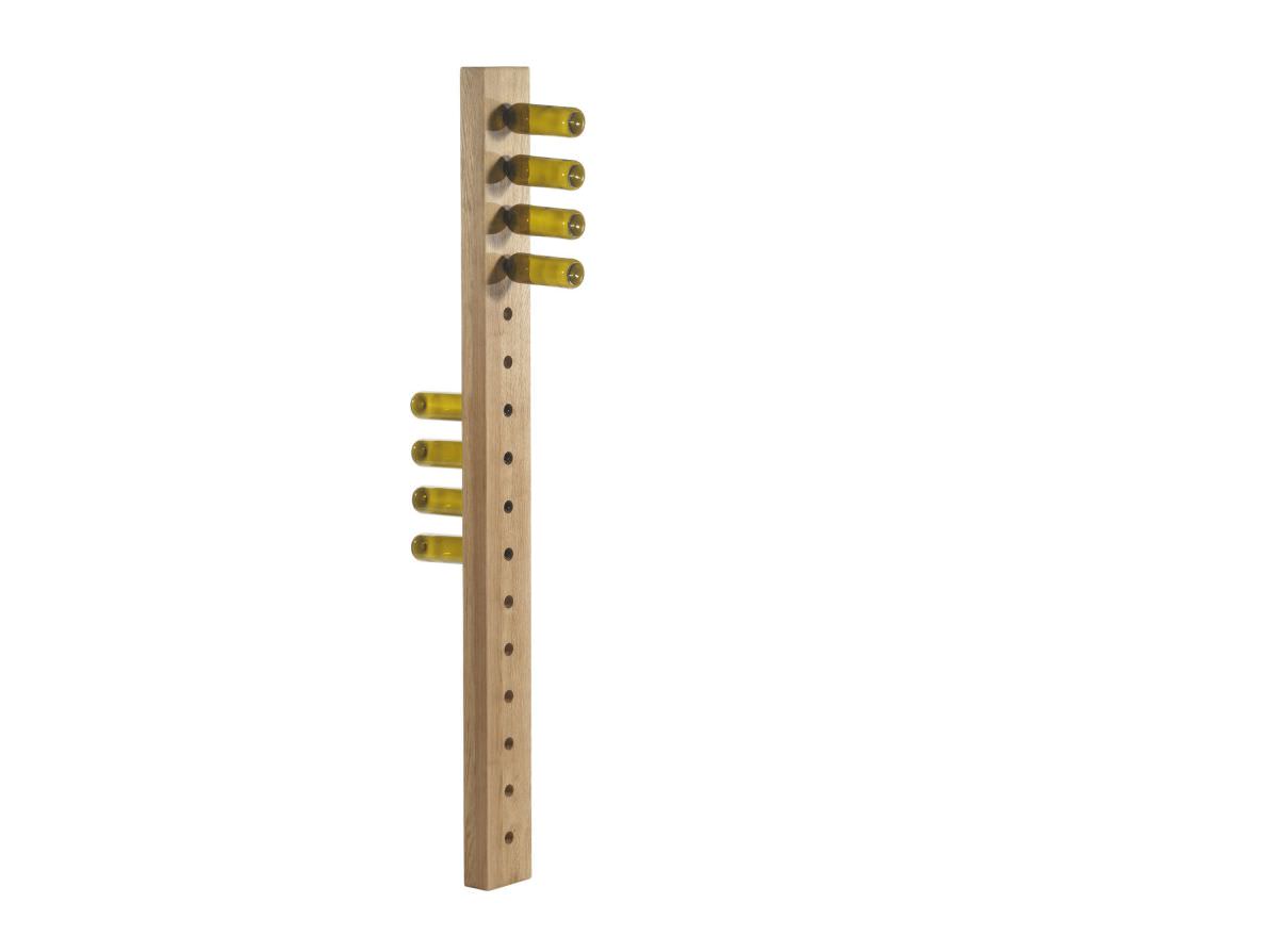 Portabottiglie Da Parete In Legno Massello Guarnieri Uva Eleganza e Funzionalita Per Il Tuo Spazio
