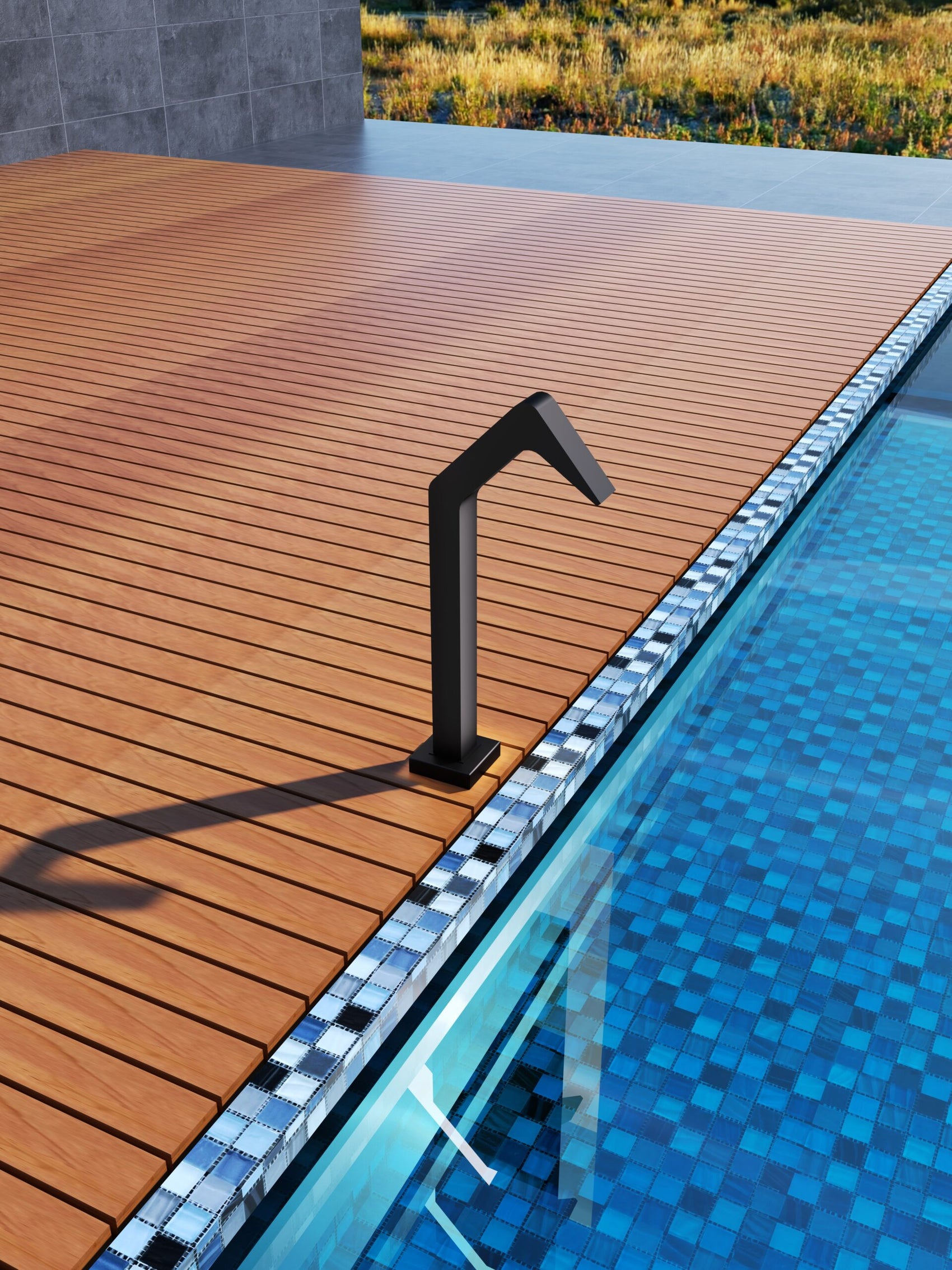Cascata piscina inox 316 Niágara eleganza e durata