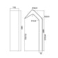 Cascata piscina inox 316L 68 cm design elegante acquisto sicuro