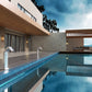 Cascata piscina inox 316L 68 cm design elegante acquisto sicuro