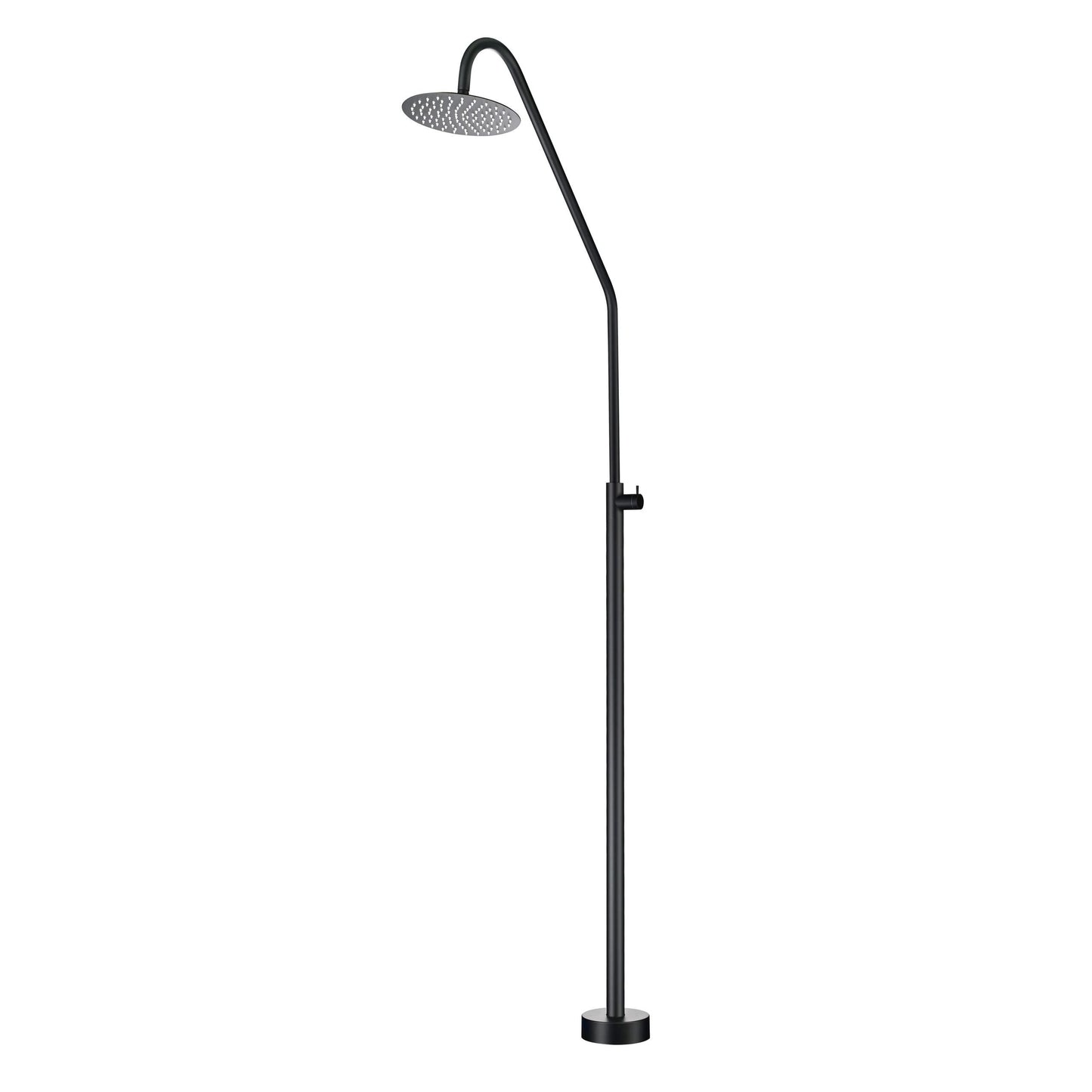 Doccia piscina IMEX ALASKA acciaio 316L nero opaco