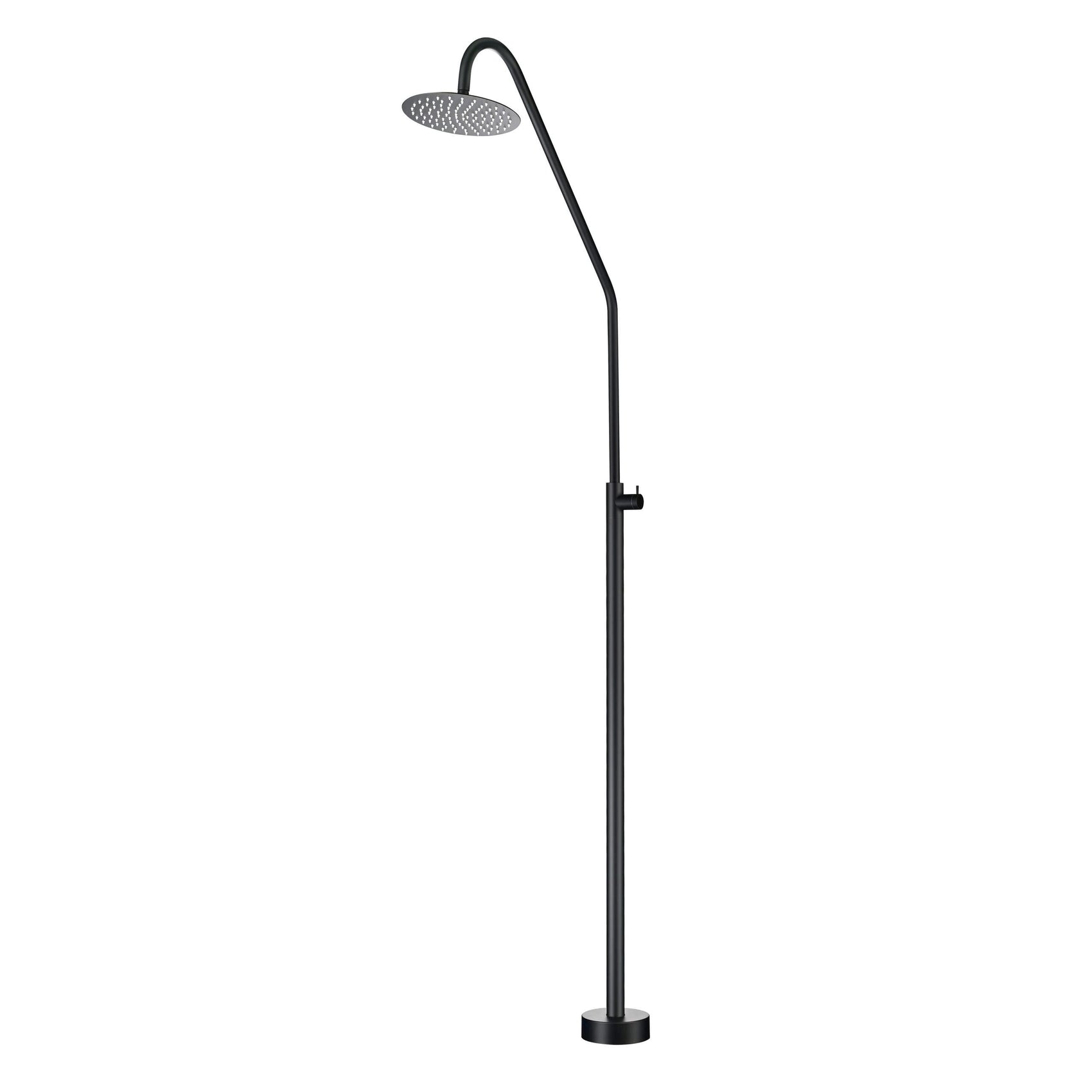 Doccia piscina IMEX ALASKA acciaio 316L nero opaco