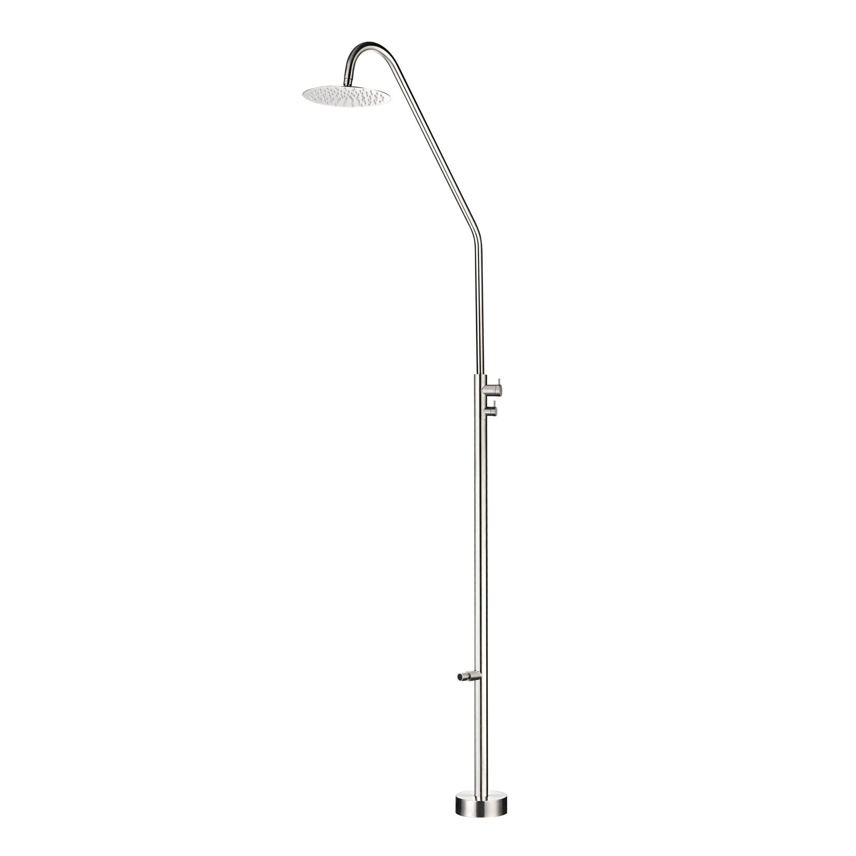 Doccia Dakota in acciaio 316 eleganza e resistenza per il tuo giardino