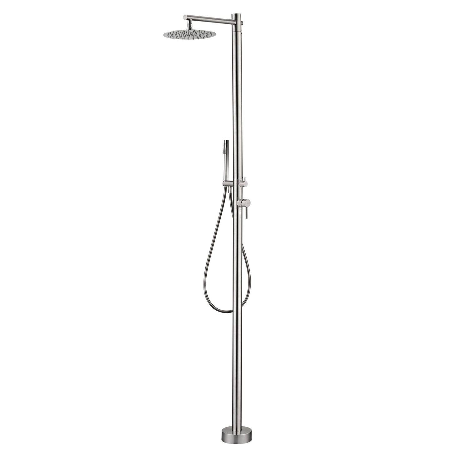Doccia piscina acciaio 316 KANSAS eleganza e qualita per esterni