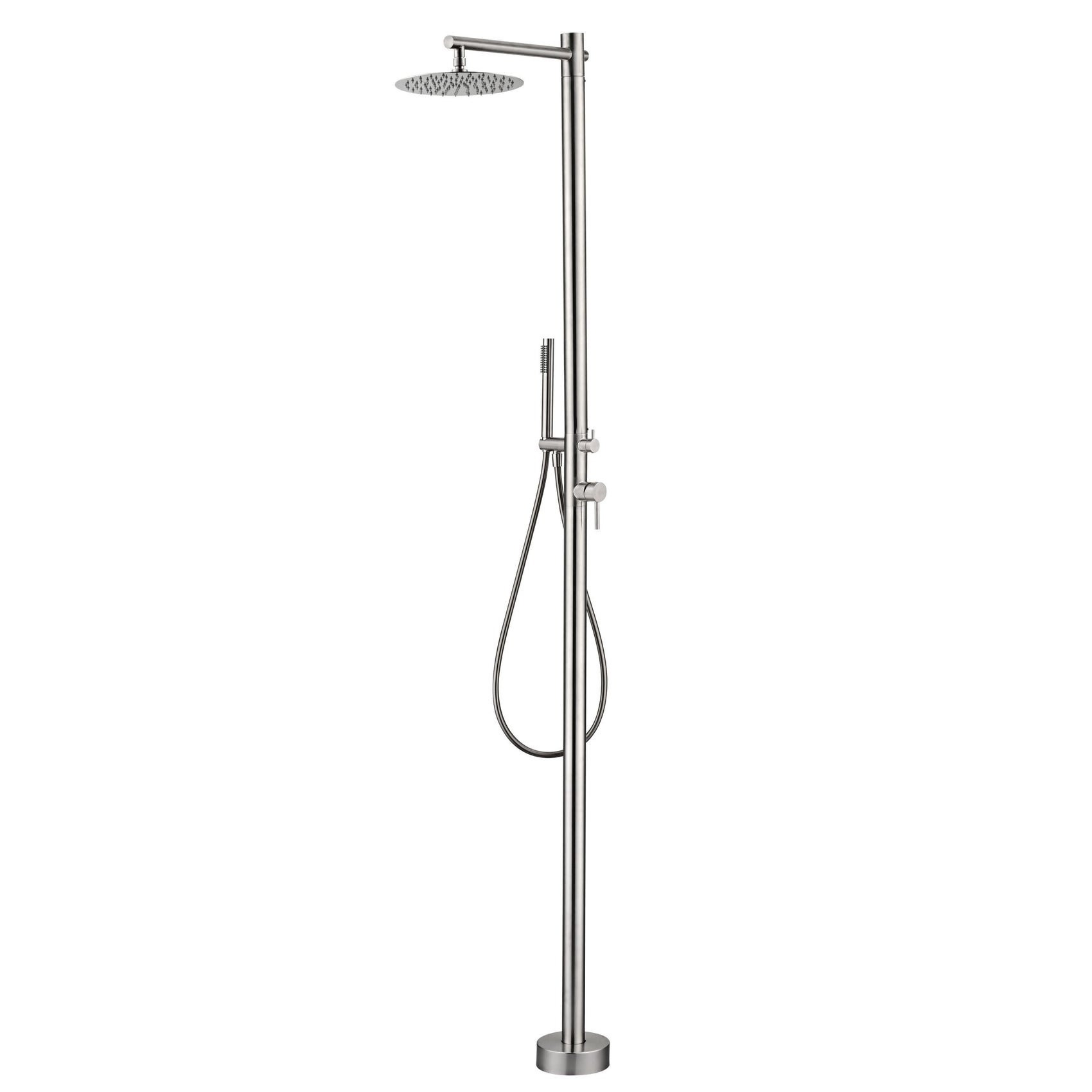 Doccia piscina acciaio 316 KANSAS eleganza e qualita per esterni