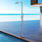 Doccia piscina acciaio 316 KANSAS eleganza e qualita per esterni