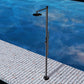 Doccia nera KANSAS in inox 316 per piscina e giardino