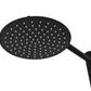 Doccia nera KANSAS in inox 316 per piscina e giardino