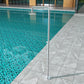 Doccia piscina in acciaio 316 MICHIGAN eleganza e resistenza per il tuo giardino