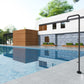 Doccia piscina MICHIGAN in acciaio inox 316 design elegante e resistente