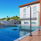 Doccia piscina Niagara in acciaio 316 eleganza e resistenza per il tuo giardino o piscina Design raffinato con diffusore a cascata rubinetto monoforo a 2 vie e base decorativa Massima qualita anticorrosione per un uso esterno duraturo Acquista ora e