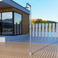 Doccia piscina acciaio 316 Oregon eleganza e resistenza