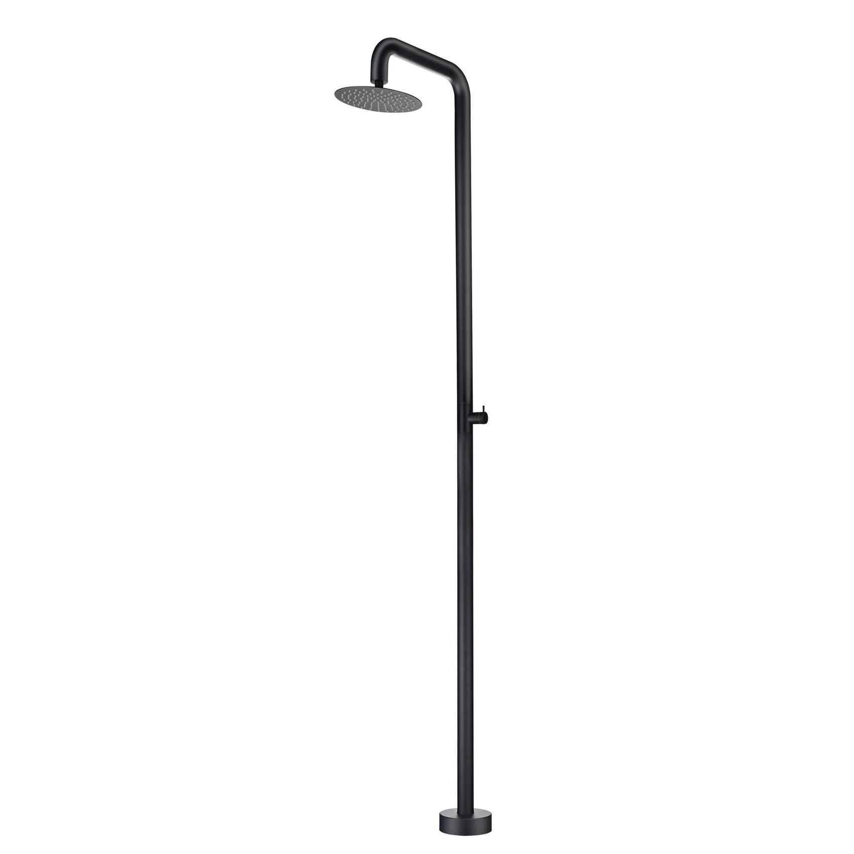 Doccia piscina inox 316 OREGON eleganza e qualita per il tuo giardino Realizzata in acciaio inox 316 nero offre resistenza allusura e alla corrosione Dotata di diffusore orientabile e rubinetto monoforo e laccessorio perfetto per gli spazi esterni