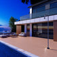Doccia piscina blu in acciaio 316 eleganza e resistenza