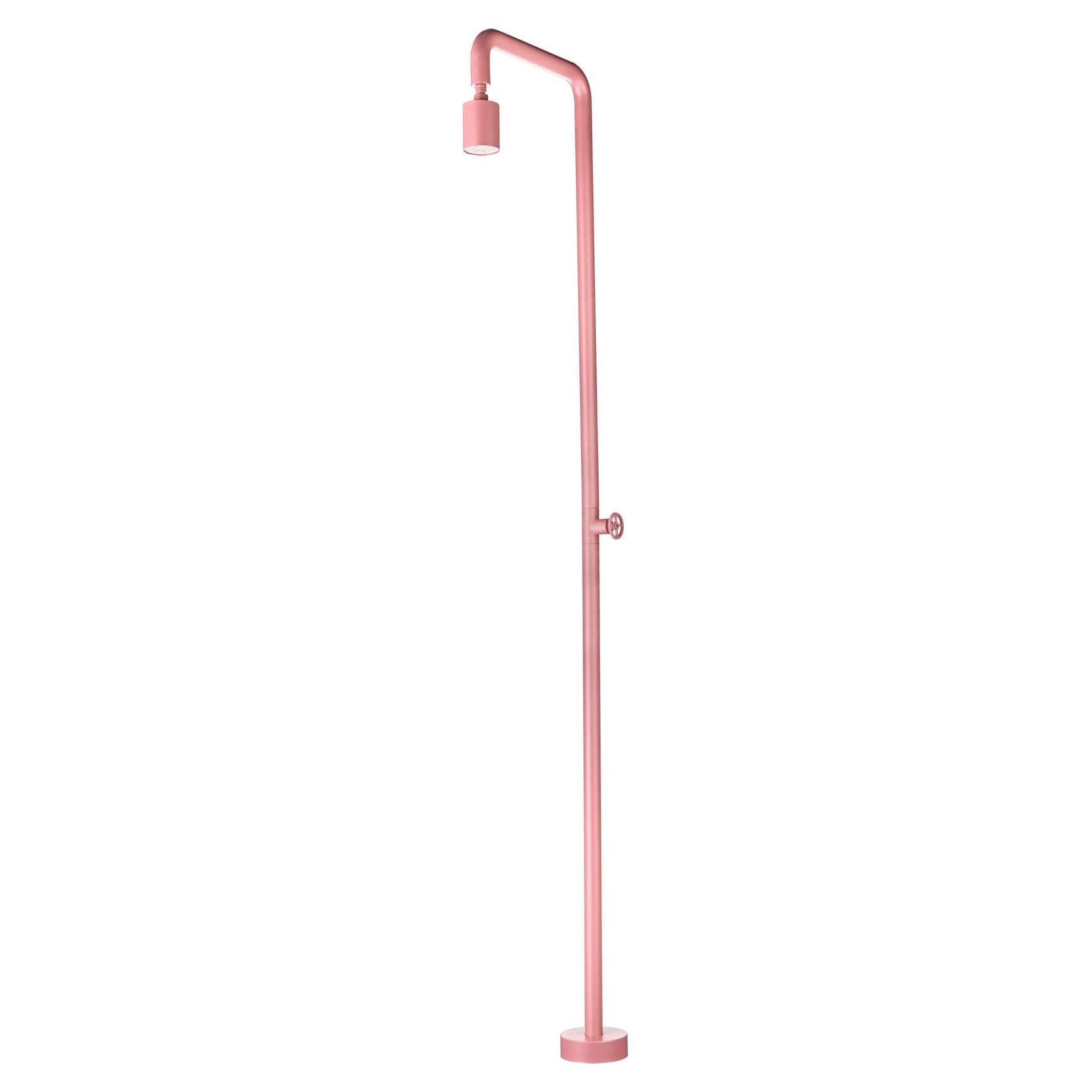 Doccia piscina in acciaio 316 rosa corallo eleganza e resistenza