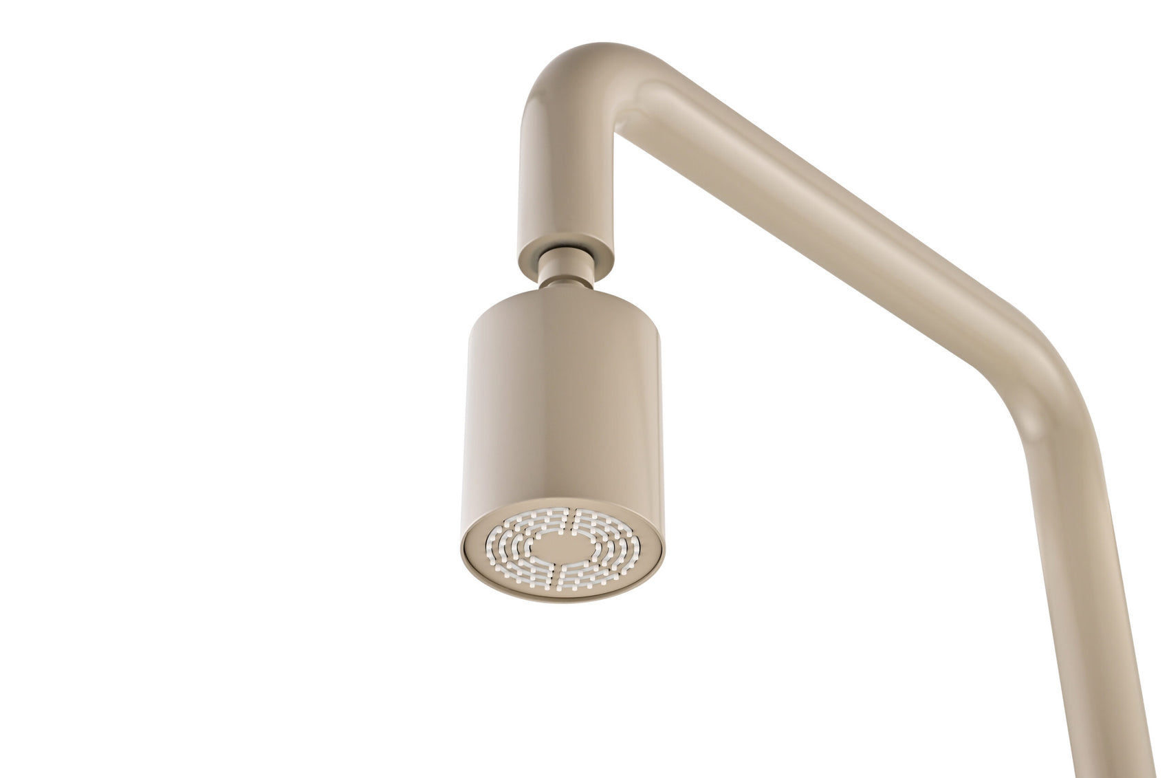 Doccia da esterno beige in acciaio inox 316 per piscina