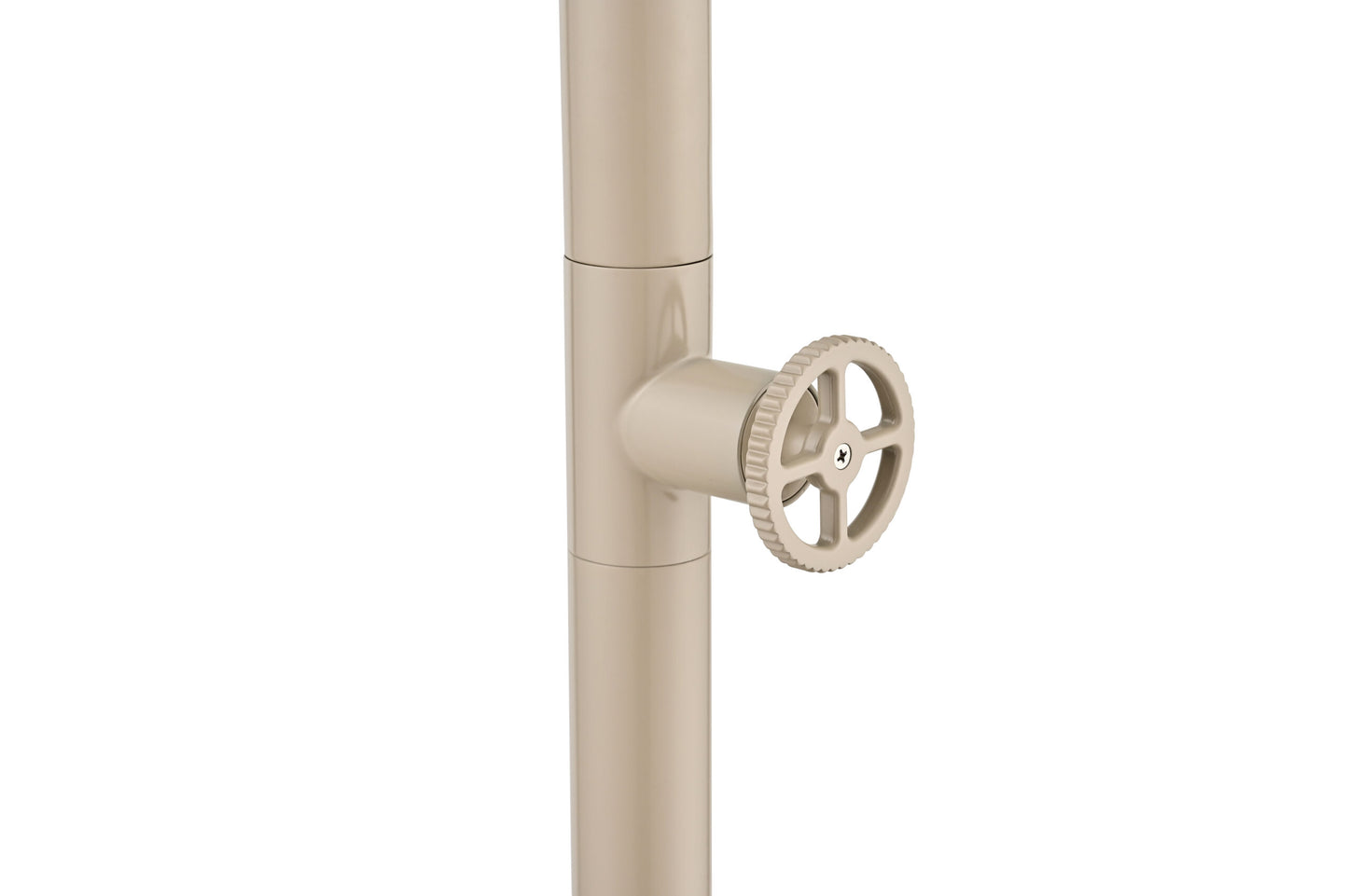 Doccia da esterno beige in acciaio inox 316 per piscina