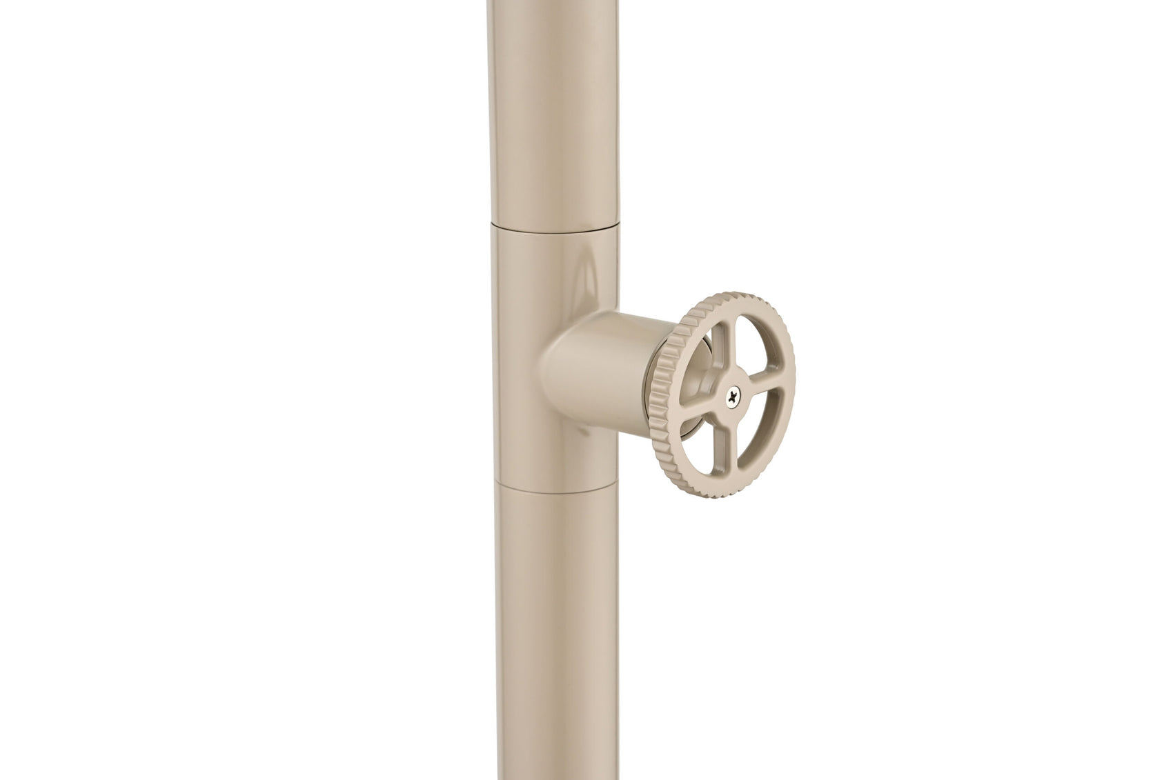 Doccia da esterno beige in acciaio inox 316 per piscina