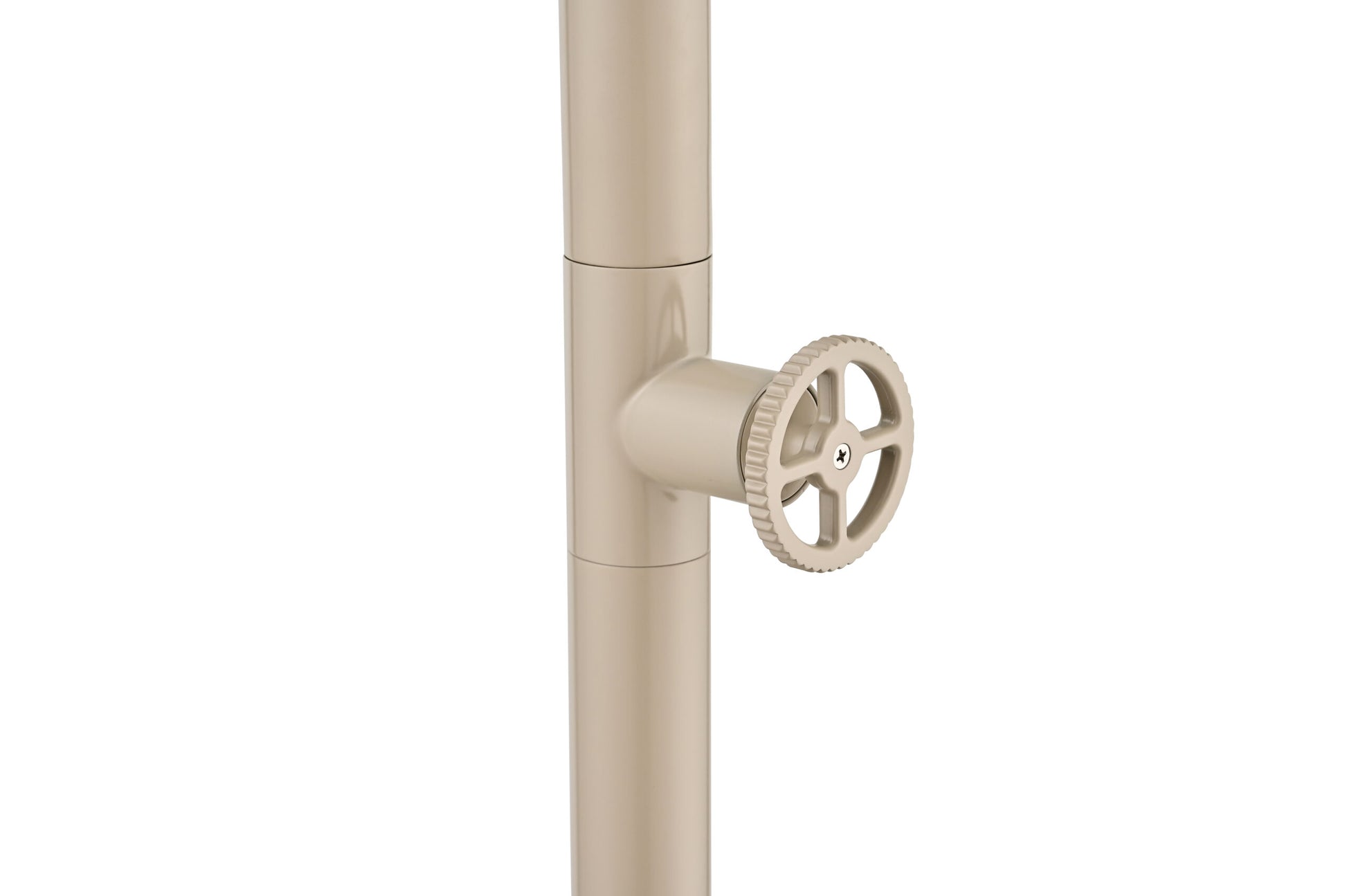 Doccia da esterno beige in acciaio inox 316 per piscina