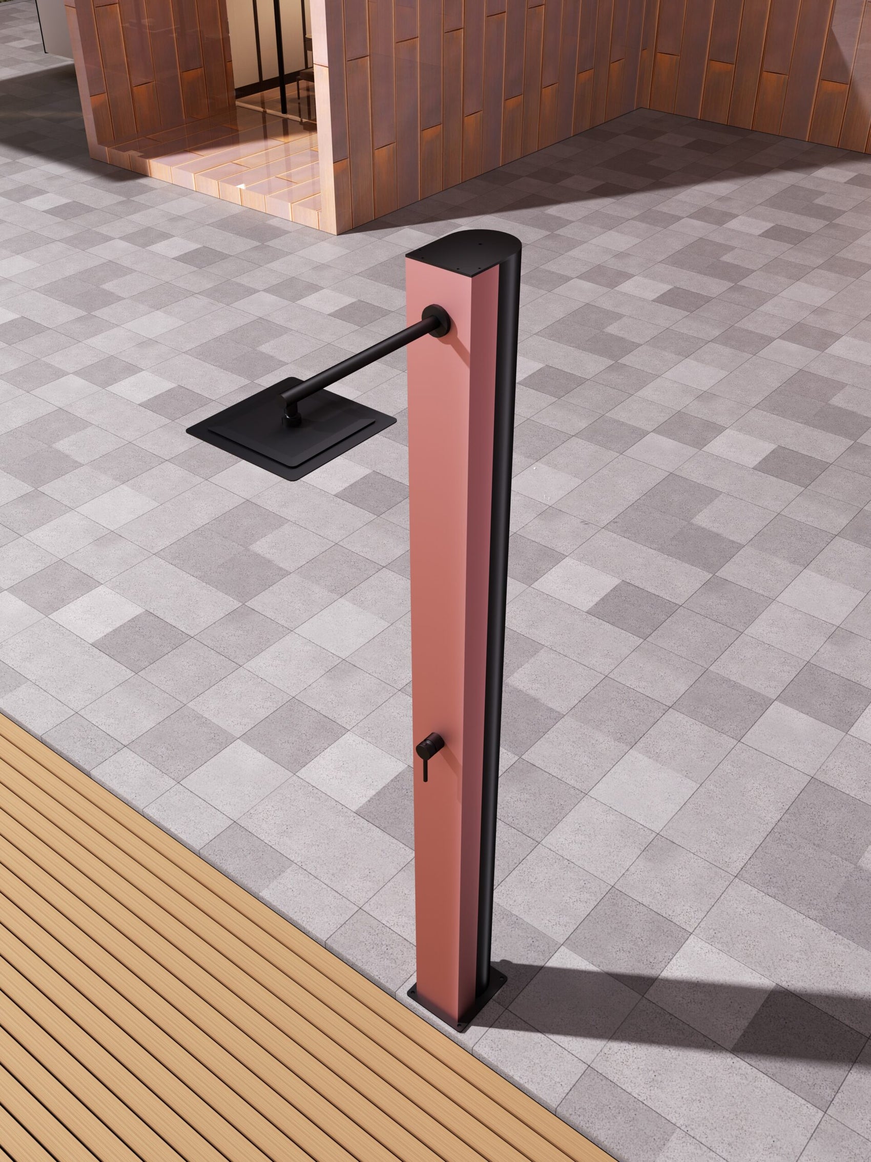 Doccia piscina inox 316 Phoenix eleganza e qualita per il tuo giardino