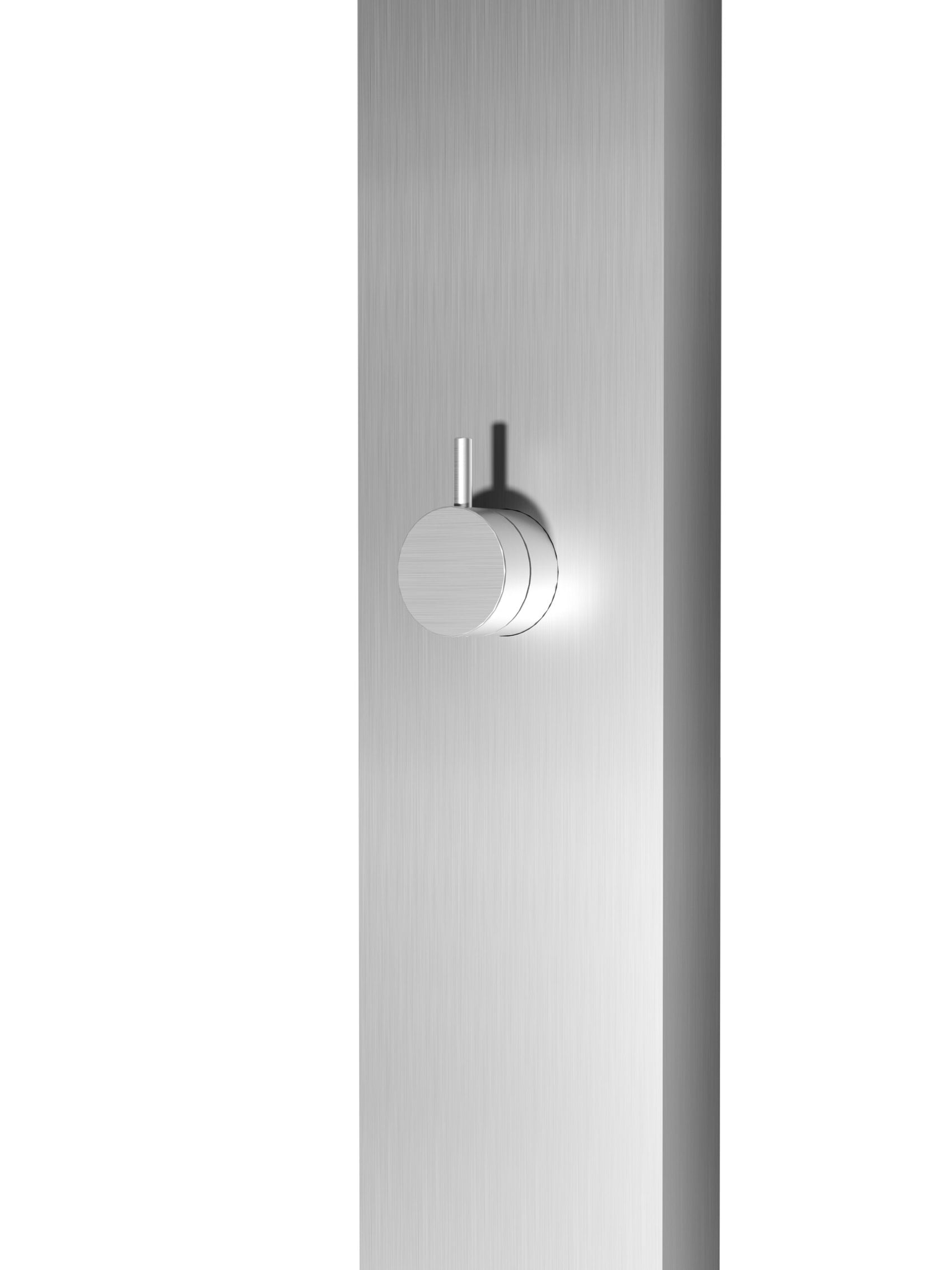 Doccia piscina imex gps016 ac con luce sense eleganza e resistenza in acciaio 316 ideale per esterni