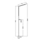 Doccia piscina acciaio 316 SENSE design moderno e resistente