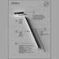 Doccia piscina acciaio 316 SENSE design moderno e resistente