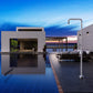Doccia piscina in acciaio 316 UTAH eleganza e qualita