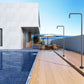 Doccia piscina in acciaio 316 UTAH eleganza e robustezza