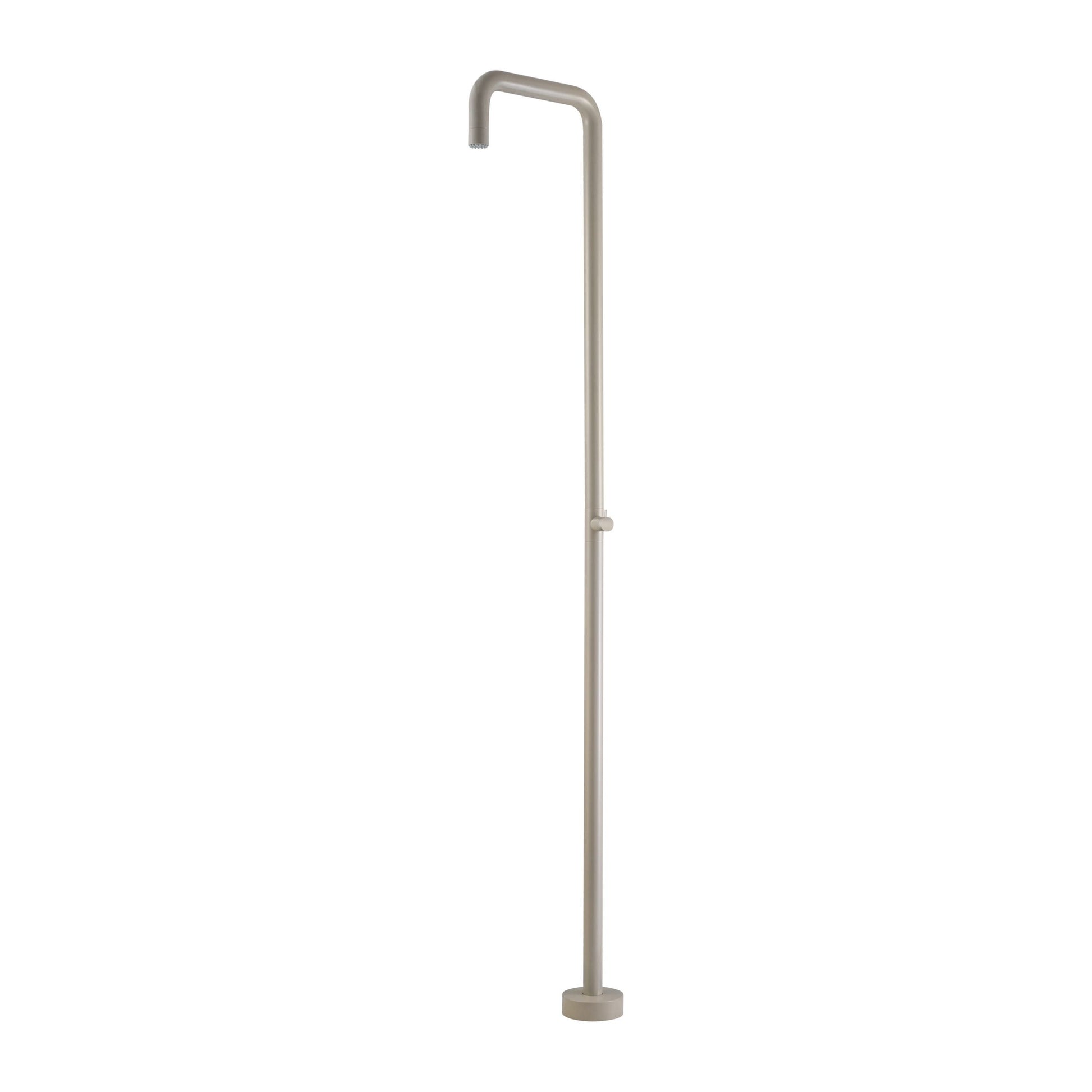 Doccia piscina UTAH beige in acciaio 316 eleganza e durata