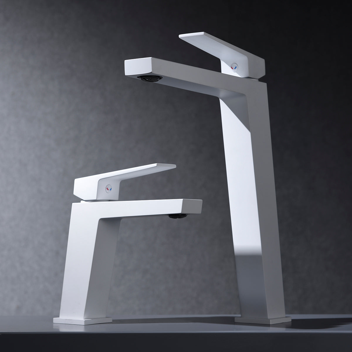 Miscelatore lavabo Art bianco opaco
