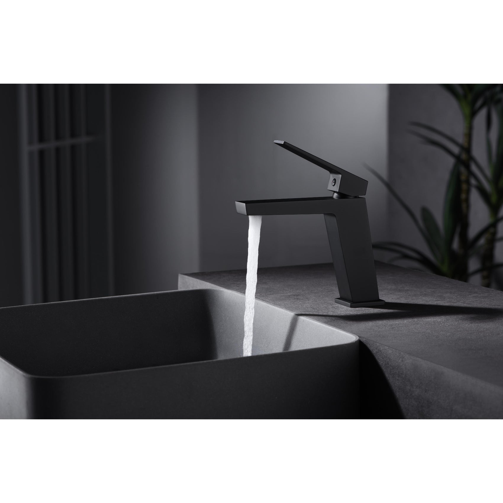 Miscelatore lavabo Art nero opaco