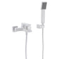 rubinetto vasca doccia design elegante in ottone bianco opaco – acquista ora