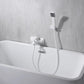 rubinetto vasca doccia design elegante in ottone bianco opaco – acquista ora