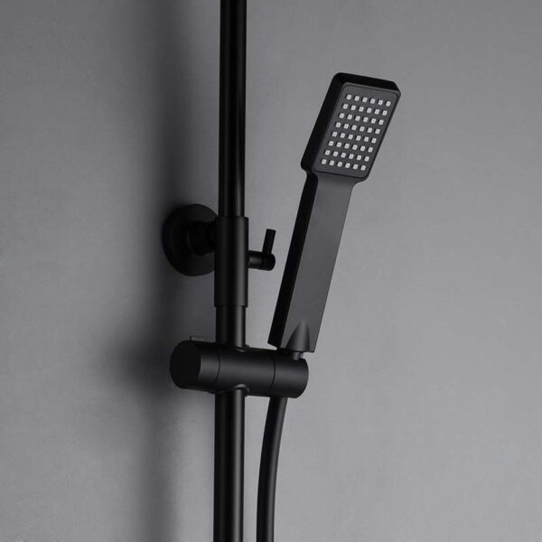 set doccia art nero opaco imex eleganza qualita e durata garantite