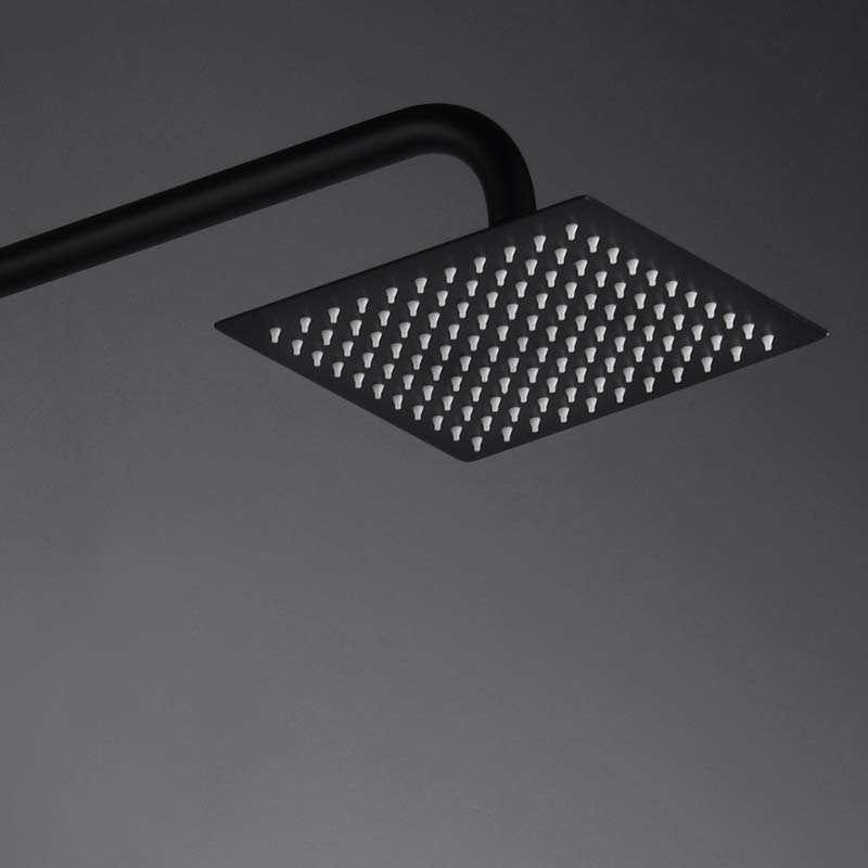 set doccia art nero opaco imex eleganza qualita e durata garantite